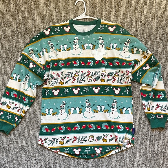 Disneyland “Happy Holidays” Christmas Spirit Jersey size xs - Picture 3 of 5